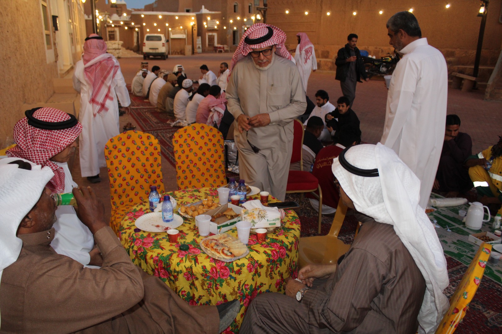 فطور الأهالي السنوي بشهر رمضان المبارك وذلك في قرية أشيقر التراثية 1446هـ
