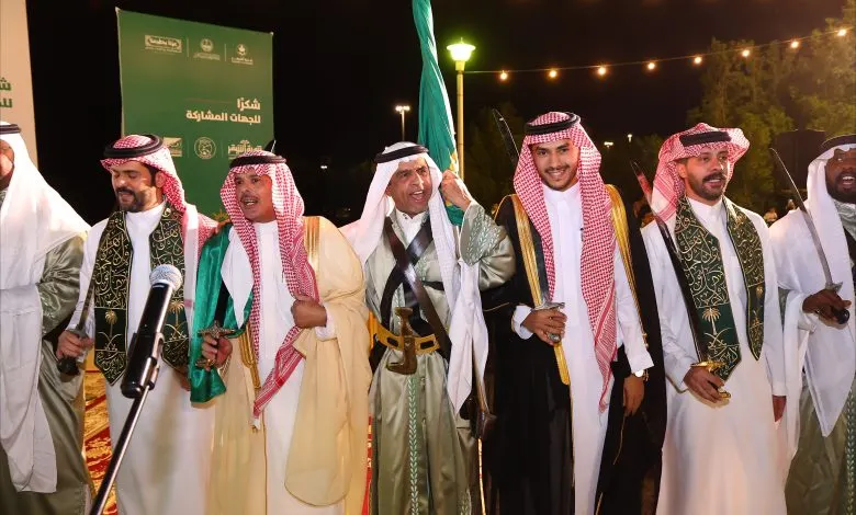 أشيقر تتوشح باللون الأخضر وتختتم احتفالاتها باليوم الوطني السعودي بنجاح مبهر