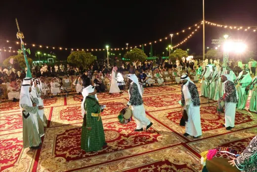 أشيقر تتوشح باللون الأخضر وتختتم احتفالاتها باليوم الوطني السعودي بنجاح مبهر