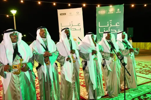 أشيقر تتوشح باللون الأخضر وتختتم احتفالاتها باليوم الوطني السعودي بنجاح مبهر